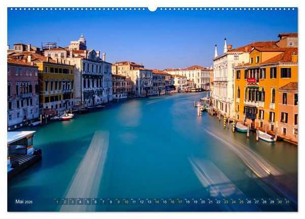 Produktbild: Venedig - eine Stadt f&uuml;r Tr&auml;umer (Wandkalender 2026 DIN A2 quer), CALVENDO Monatskalender