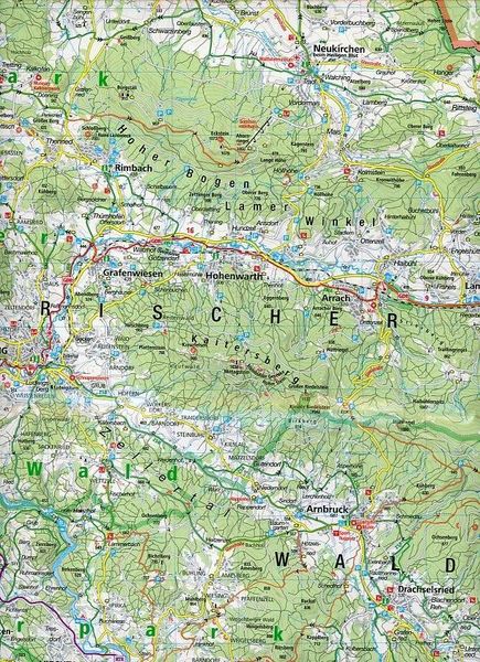 Produktbild: Oberer Bayerischer Wald - Cham 1 : 70 000