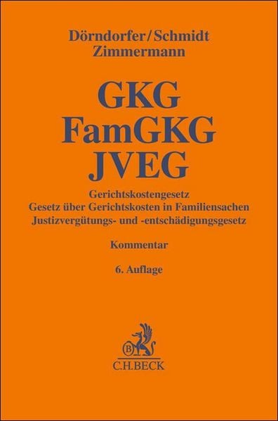 Produktbild: Gerichtskostengesetz, Gesetz &uuml;ber Gerichtskosten in Familiensachen, Justizverg&uuml;tungs- und -entsch&auml;digungsgesetz. GKG, FamGKG, JVEG