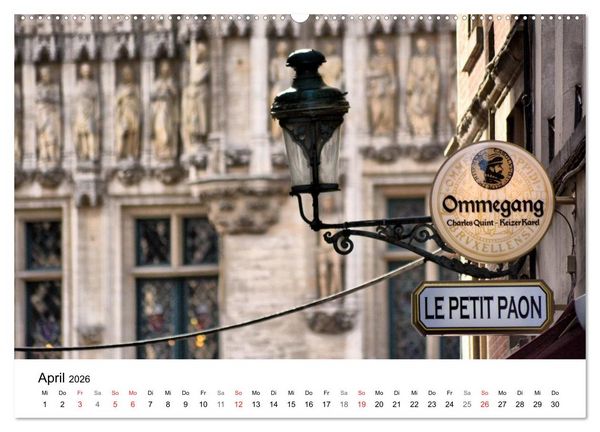 Produktbild: 300mm - Br&uuml;ssel (Wandkalender 2026 DIN A2 quer), CALVENDO Monatskalender