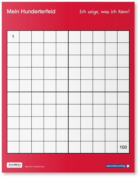 Produktbild: Mein Hunderterfeld mit Stift