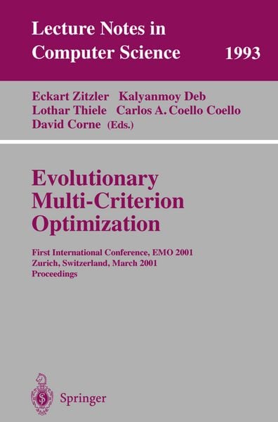 Produktbild: Evolutionary Multi-Criterion Optimization