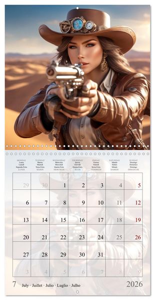 Produktbild: Western Cowboys (Wall Calendar 2026 12 &times; 12 Inch) CALVENDO 12 Month Wall Calendar