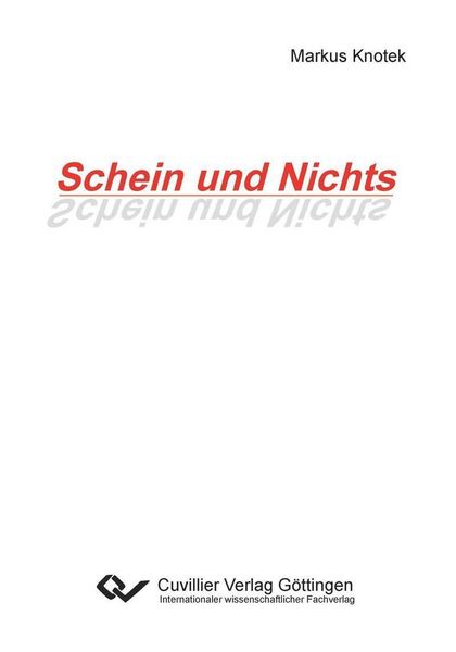 Produktbild: Schein und Nichts