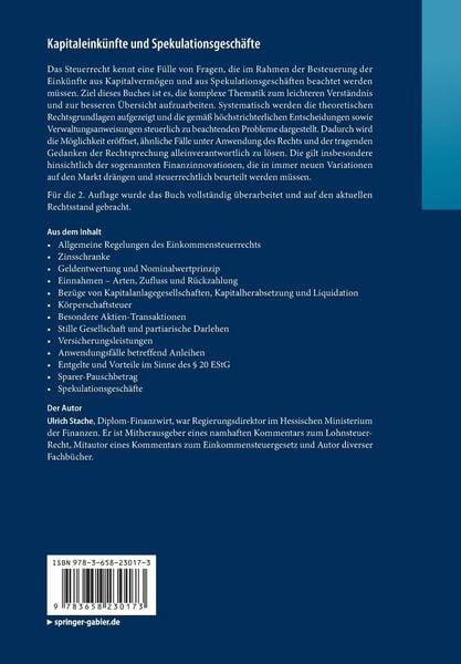 Produktbild: Kapitaleink&uuml;nfte und Spekulationsgesch&auml;fte