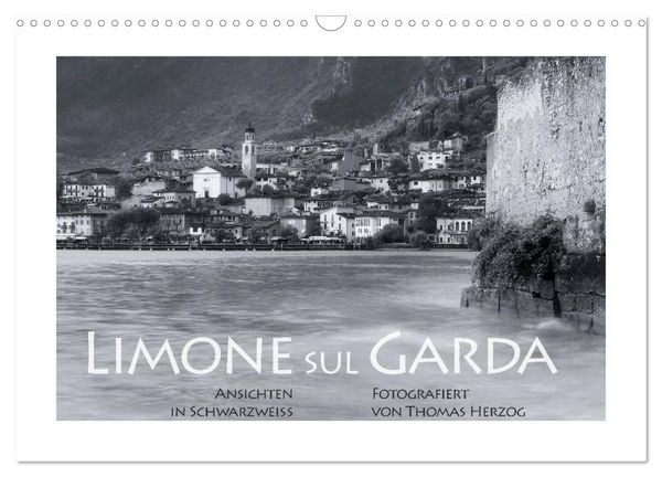 Produktbild: Limone sul Garda schwarzwei&szlig; (Wandkalender 2026 DIN A3 quer), CALVENDO Monatskalender