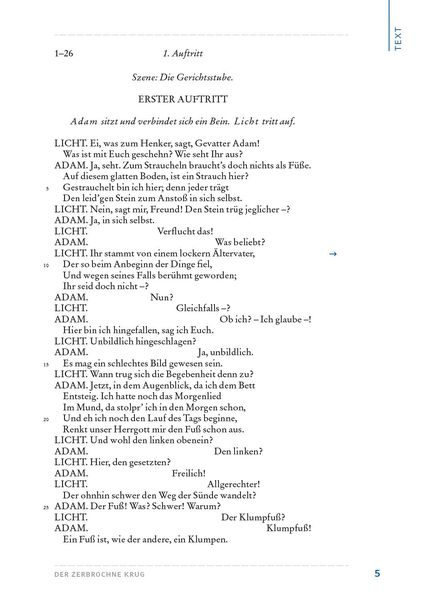 Inhaltsangabe Der Zerbrochne Krug Der zerbrochne Krug - Deutsch & Literatur Schulbuch - 978-3-87291-530-6