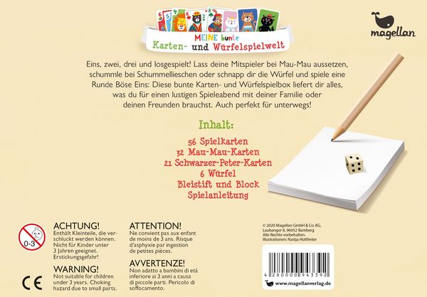 Produktbild: Meine bunte Karten- und W&uuml;rfelspielwelt