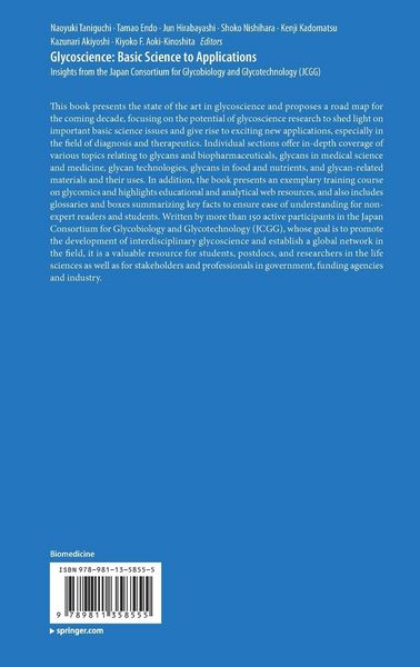 Produktbild: Glycoscience: Basic Science to Applications