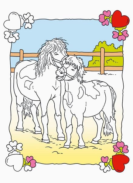 Produktbild: Mein liebster Malblock ab 4 Jahren: Pferde & Ponys