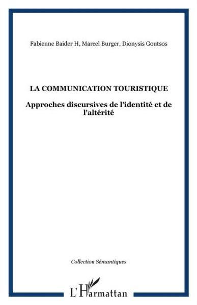 Produktbild: La communication touristique