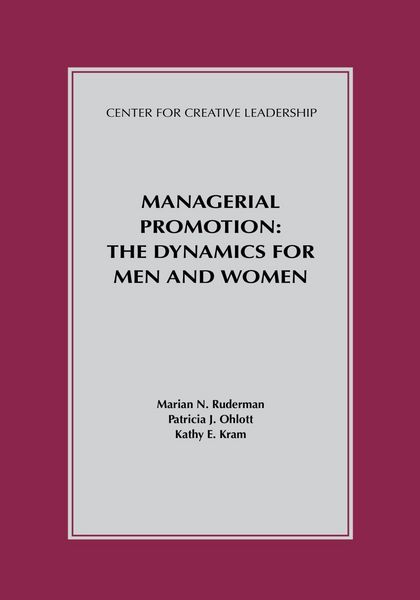 Produktbild: Managerial Promotion: The Dynamics for Men and Women
