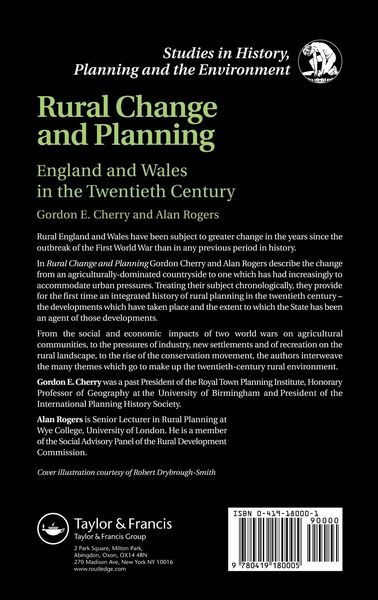 Produktbild: Rural Change and Planning