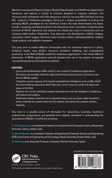 Produktbild: Machine Learning and Deep Learning in Medical Data Analytics and Healthcare Applications