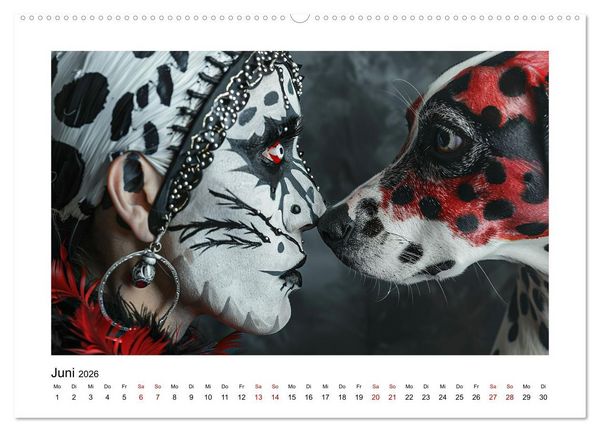 Produktbild: Dalmatinergirls (Wandkalender 2026 DIN A2 quer), CALVENDO Monatskalender