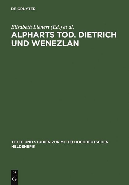 Produktbild: Alpharts Tod. Dietrich und Wenezlan