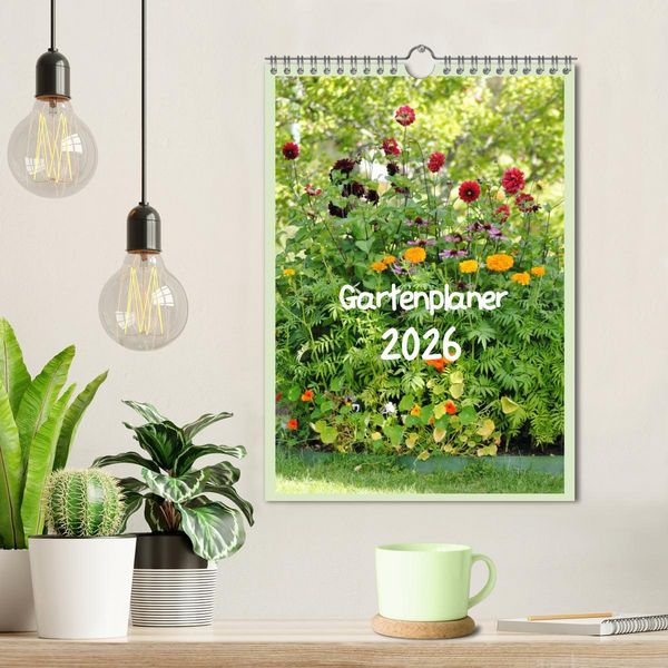 Produktbild: Gartenplaner (Wandkalender 2026 DIN A4 hoch), CALVENDO Monatskalender