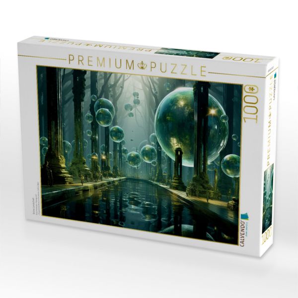 Produktbild: CALVENDO Puzzle Gr&uuml;ne Landschaft | 1000 Teile Lege-Gr&ouml;&szlig;e 64x48cm Foto-Puzzle f&uuml;r gl&uuml;ckliche Stunden