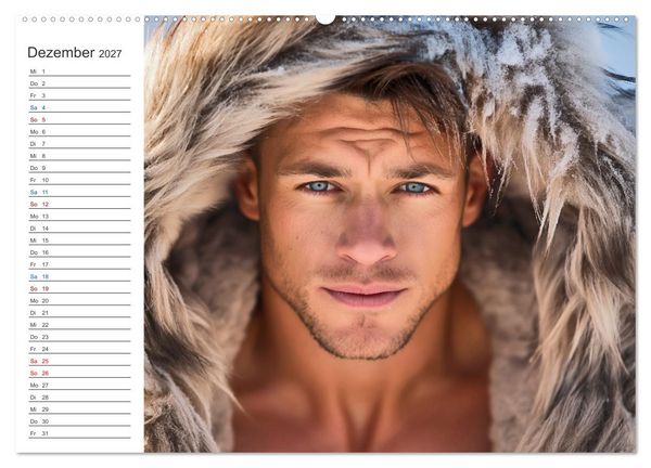 Produktbild: Sinnliche M&auml;nner (hochwertiger Premium Wandkalender 2027 DIN A2 quer), Kunstdruck in Hochglanz