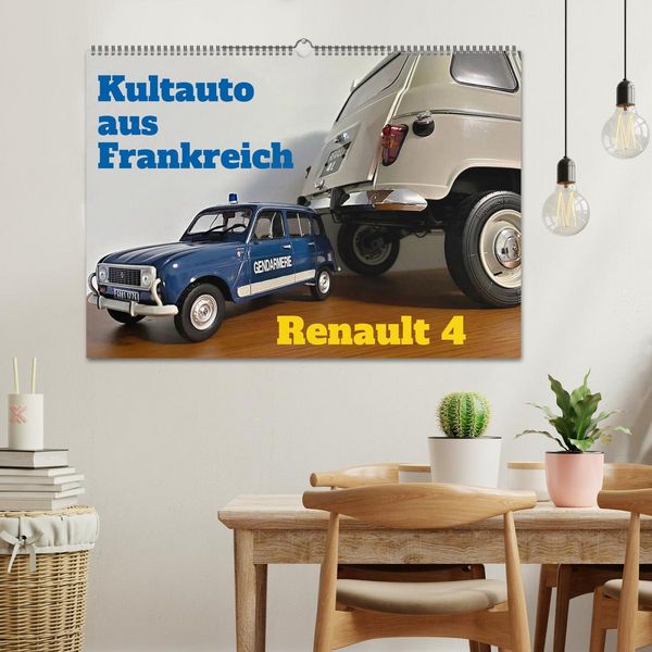 Produktbild: Kultauto aus Frankreich - Renault 4 (Wandkalender 2026 DIN A2 quer), CALVENDO Monatskalender