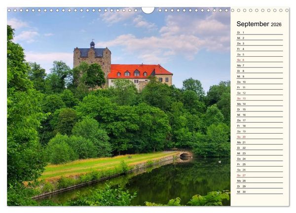 Produktbild: Burgen im Harz (Wandkalender 2026 DIN A3 quer), CALVENDO Monatskalender