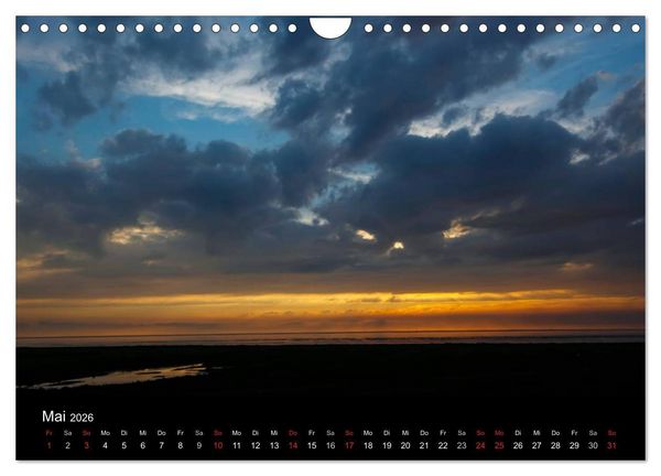 Produktbild: Wattenmeer (Wandkalender 2026 DIN A4 quer), CALVENDO Monatskalender