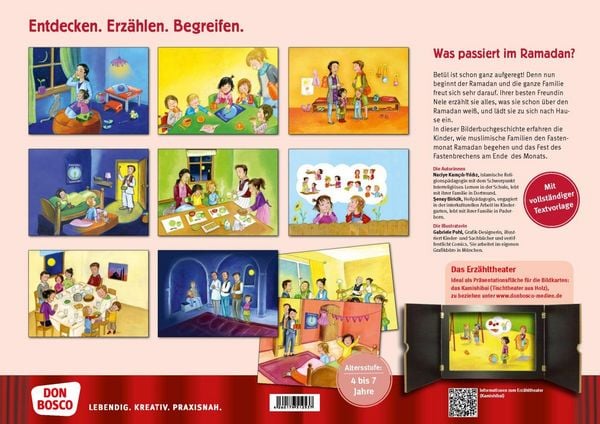 Produktbild: Bet&uuml;l und Nele erleben den Ramadan. Kamishibai Bildkartenset.