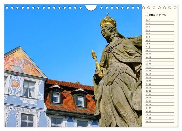 Produktbild: Bamberg und Fr&auml;nkische Schweiz (Wandkalender 2026 DIN A4 quer), CALVENDO Monatskalender
