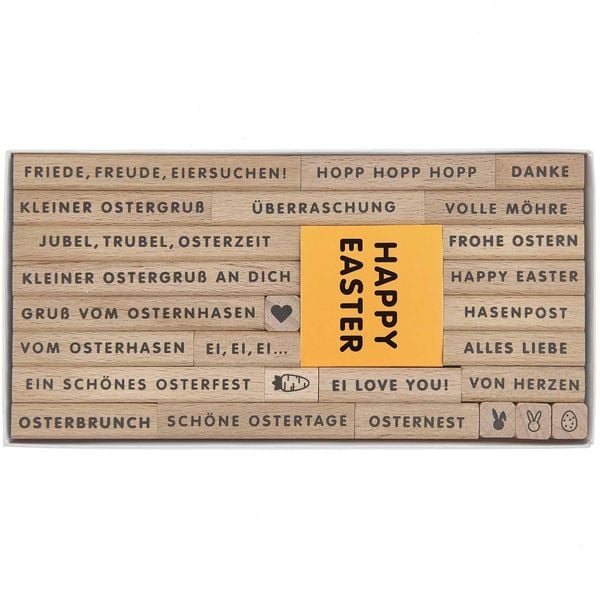 Produktbild: Stempelset Frohe Ostern, 26 Stempel
