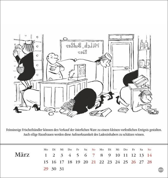 Produktbild: Loriot Postkartenkalender 2027