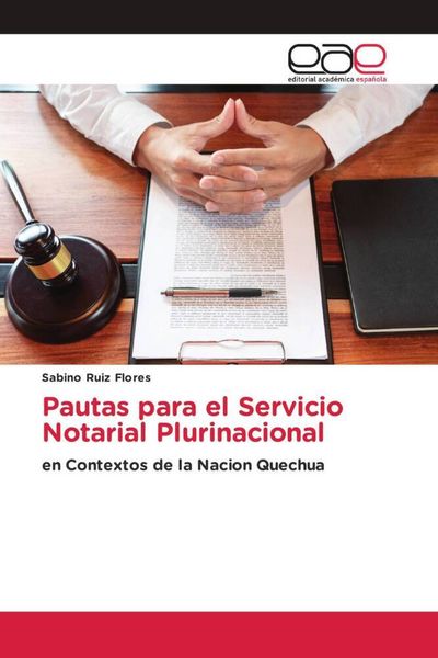 Produktbild: Pautas para el Servicio Notarial Plurinacional