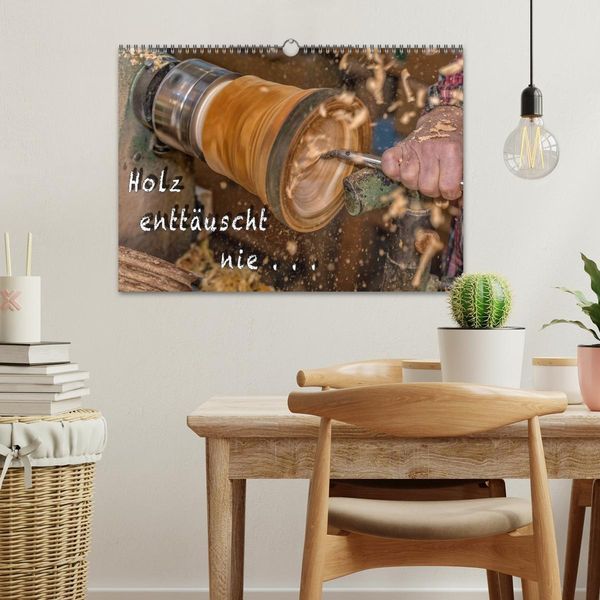Produktbild: Holz entt&auml;uscht nie (Wandkalender 2026 DIN A3 quer), CALVENDO Monatskalender