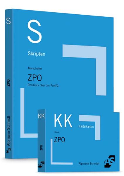 Produktbild: Bundle Marschollek, Skript ZPO + Haack, Karteikarten ZPO
