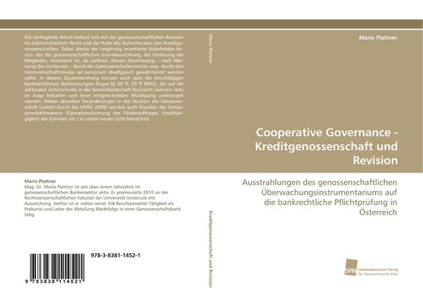 Produktbild: Cooperative Governance - Kreditgenossenschaft und Revision