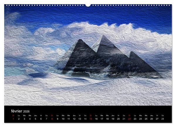 Produktbild: L'&Eacute;GYPTE EN COULEURS (Calendrier mural 2026 DIN A2 vertical) calendrier de bureau