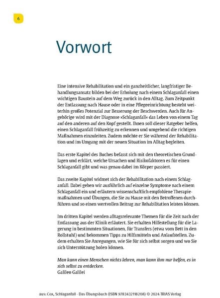 Produktbild: Schlaganfall - Das &Uuml;bungsbuch