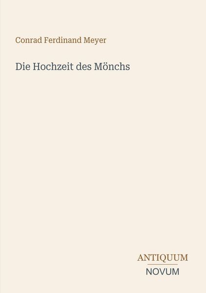 Produktbild: Die Hochzeit des M&ouml;nchs
