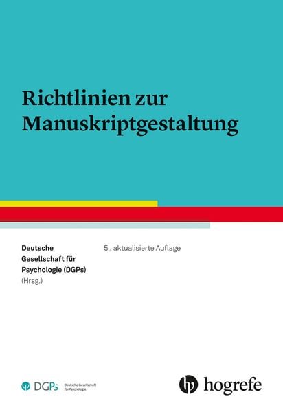 Produktbild: Richtlinien zur Manuskriptgestaltung