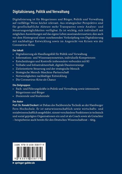Produktbild: Digitalisierung, Politik und Verwaltung