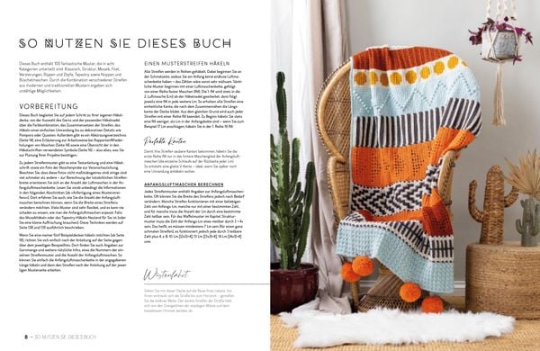 Produktbild: Mix & Match Farbenfrohe Decken h&auml;keln
