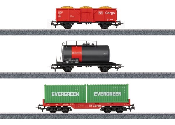 Produktbild: M&auml;rklin Start up 044506 G&uuml;terwagen, Kesselwagen, Containerwagen AC