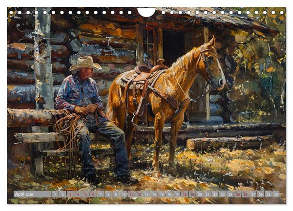 Produktbild: Horses, Power and Freedom (Wall Calendar 2026 DIN A4 landscape), CALVENDO 12 Month Wall Calendar