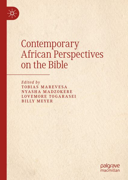 Produktbild: Contemporary African Perspectives on the Bible