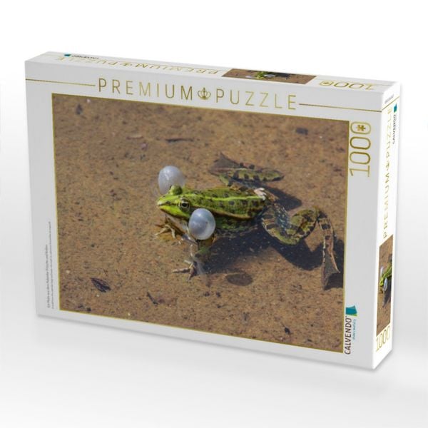 Produktbild: CALVENDO Puzzle Ein Motiv aus dem Kalender Fr&ouml;sche und Kr&ouml;ten | 1000 Teile Lege-Gr&ouml;&szlig;e 64x48cm Foto-Puzzle f&uuml;r gl&uuml;ckliche Stunden