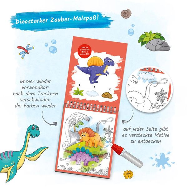 Produktbild: Tr&ouml;tsch Wassermalspa&szlig; mit Zauberstift Dinosaurier
