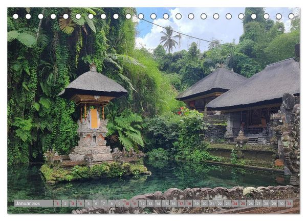 Produktbild: Bali - G&ouml;tterinsel (Tischkalender 2026 DIN A5 quer), CALVENDO Monatskalender