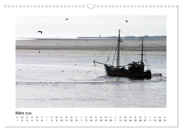 Produktbild: JUIST - Ansichten einer Insel (Wandkalender 2026 DIN A3 quer), CALVENDO Monatskalender