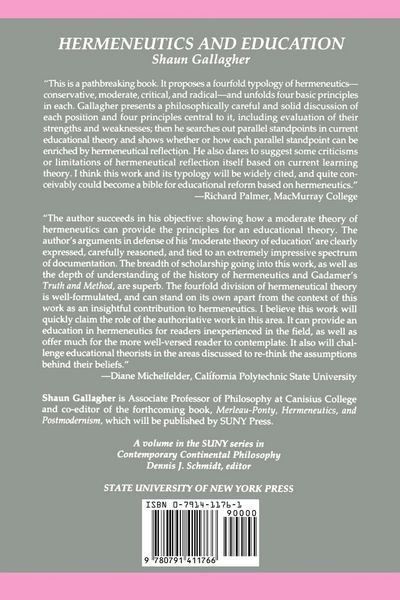 Produktbild: Hermeneutics and Education