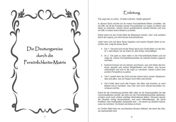 Produktbild: Die Deutung der Pers&ouml;nlichkeits-Matrix mit Lenormandkarten