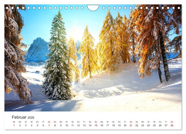Produktbild: Seiser Alm - Im Herzen der Dolomiten. (Wandkalender 2026 DIN A4 quer), CALVENDO Monatskalender